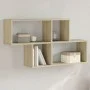 Estantería de pared madera ingeniería roble Sonoma 100x20x53 cm de , Estantes y estanterías - Ref: Foro24-848019, Precio: 48,...