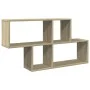 Estantería de pared madera ingeniería roble Sonoma 100x20x53 cm de , Estantes y estanterías - Ref: Foro24-848019, Precio: 48,...