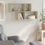 Wandregal aus Eichenholz in Sonoma-Optik, 100x20x53 cm. von , Regale und Regale - Ref: Foro24-848019, Preis: 49,08 €, Rabatt: %