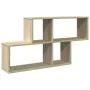 Estantería de pared madera ingeniería roble Sonoma 100x20x53 cm de , Estantes y estanterías - Ref: Foro24-848019, Precio: 48,...
