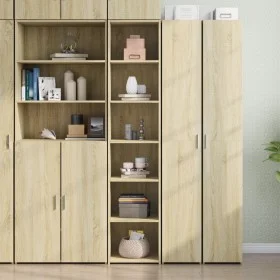 Aparador alto madera de ingeniería roble Sonoma 40x41x185 cm by , Sideboards - Ref: Foro24-3281668, Price: 85,95 €, Discount: %