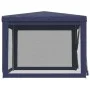 Carpa para fiestas con 4 paredes de malla HDPE azul 3x3 m by , Tents and gazebos - Ref: Foro24-319227, Price: 79,58 €, Discou...