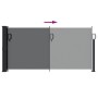 Seitlicher ausziehbarer schwarzer Markisenstoff 100x500 cm. von , Sonnenschirme - Ref: Foro24-4004384, Preis: 97,79 €, Rabatt: %