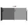 Toldo lateral retráctil negro 100x500 cm de , Sombrillas - Ref: Foro24-4004384, Precio: 86,18 €, Descuento: %