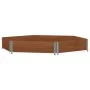 Arriate elevado hexagonal madera maciza pino marrón 160x160 cm by , Pots and planters - Ref: Foro24-4010320, Price: 66,56 €, ...