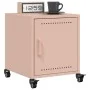 Nachttisch aus rosa Stahl 36x38,5x43,5 cm von , Nachttische - Ref: Foro24-846616, Preis: 49,23 €, Rabatt: %