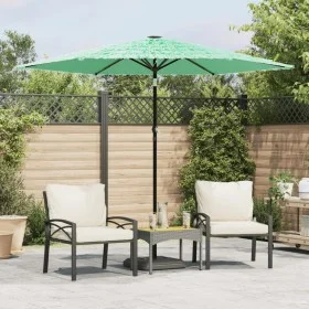 Sombrilla de jardín con poste de acero verde 268x268x226 cm by , Umbrellas - Ref: Foro24-4005103, Price: 91,72 €, Discount: %
