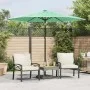 Sombrilla de jardín con poste de acero verde 268x268x226 cm by , Umbrellas - Ref: Foro24-4005103, Price: 91,72 €, Discount: %