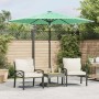 Sombrilla de jardín con poste de acero verde 268x268x226 cm de , Sombrillas - Ref: Foro24-4005103, Precio: 83,09 €, Descuento: %