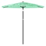 Sombrilla de jardín con poste de acero verde 268x268x226 cm de , Sombrillas - Ref: Foro24-4005103, Precio: 83,09 €, Descuento: %