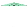 Sombrilla de jardín con poste de acero verde 268x268x226 cm de , Sombrillas - Ref: Foro24-4005103, Precio: 83,09 €, Descuento: %