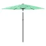 Sombrilla de jardín con poste de acero verde 268x268x226 cm by , Umbrellas - Ref: Foro24-4005103, Price: 91,72 €, Discount: %