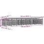 Outdoor dog kennel with steel roof 15.02 m² by , Dog kennels and fences - Ref: Foro24-3124595, Price: 2,00 €, Discount: %
