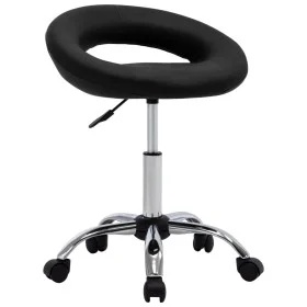 Black synthetic leather work chair with wheels by vidaXL, Office chairs - Ref: Foro24-323664, Price: 72,58 €, Discount: %