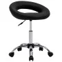 Black synthetic leather work chair with wheels by vidaXL, Office chairs - Ref: Foro24-323664, Price: 72,58 €, Discount: %