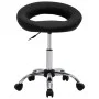 Black synthetic leather work chair with wheels by vidaXL, Office chairs - Ref: Foro24-323664, Price: 72,58 €, Discount: %