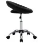 Black synthetic leather work chair with wheels by vidaXL, Office chairs - Ref: Foro24-323664, Price: 72,58 €, Discount: %