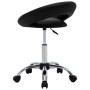 Schwarzer Arbeitsstuhl aus Kunstleder mit Rollen von vidaXL, Bürostühle - Ref: Foro24-323664, Preis: 74,00 €, Rabatt: %