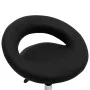 Black synthetic leather work chair with wheels by vidaXL, Office chairs - Ref: Foro24-323664, Price: 72,58 €, Discount: %