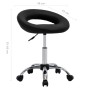 Schwarzer Arbeitsstuhl aus Kunstleder mit Rollen von vidaXL, Bürostühle - Ref: Foro24-323664, Preis: 74,00 €, Rabatt: %