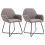 Esszimmerstühle, 2 Stück, grauer Taupé-Stoff von , Essstühle - Ref: Foro24-249816, Preis: 179,52 €, Rabatt: %