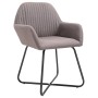 Dining chairs 2 units gray taupe fabric by , dining chairs - Ref: Foro24-249816, Price: 179,52 €, Discount: %