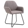 Dining chairs 2 units gray taupe fabric by , dining chairs - Ref: Foro24-249816, Price: 176,41 €, Discount: %