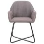 Dining chairs 2 units gray taupe fabric by , dining chairs - Ref: Foro24-249816, Price: 176,41 €, Discount: %