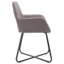 Dining chairs 2 units gray taupe fabric by , dining chairs - Ref: Foro24-249816, Price: 176,41 €, Discount: %