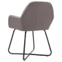 Dining chairs 2 units gray taupe fabric by , dining chairs - Ref: Foro24-249816, Price: 176,41 €, Discount: %