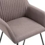 Dining chairs 2 units gray taupe fabric by , dining chairs - Ref: Foro24-249816, Price: 176,41 €, Discount: %