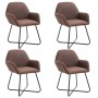 Esszimmerstühle, 4 Stück, brauner Stoff von , Essstühle - Ref: Foro24-277100, Preis: 415,26 €, Rabatt: %