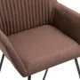 Dining chairs, 4 units, brown fabric. by , dining chairs - Ref: Foro24-277100, Price: 408,85 €, Discount: %