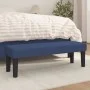Banco de tela azul 100x30x30 cm de , Bancos - Ref: Foro24-346650, Precio: 58,79 €, Descuento: %