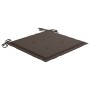 Gartenstühle 2 Stück Teakholz mit grauen Taupe-Kissen von , Gartenstühle - Ref: Foro24-3062738, Preis: 317,67 €, Rabatt: %