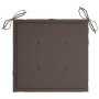 Gartenstühle 2 Stück Teakholz mit grauen Taupe-Kissen von , Gartenstühle - Ref: Foro24-3062738, Preis: 317,67 €, Rabatt: %