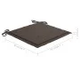 Gartenstühle 2 Stück Teakholz mit grauen Taupe-Kissen von , Gartenstühle - Ref: Foro24-3062738, Preis: 304,42 €, Rabatt: %