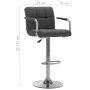 Küchenhocker aus dunkelgrauem Stoff von , Küchenhocker - Ref: Foro24-283410, Preis: 91,33 €, Rabatt: %