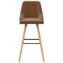 Küchenhocker, 2 Stück, braunes Samtgewebe von , Küchenhocker - Ref: Foro24-289471, Preis: 194,46 €, Rabatt: %