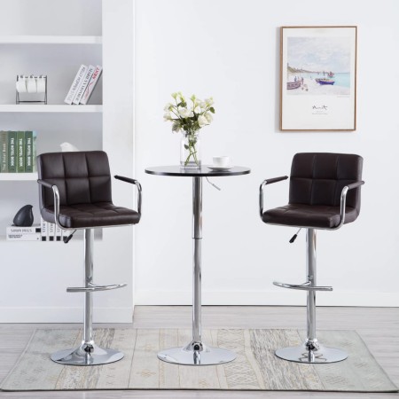 Küchenhocker, 2 Stück, braunes Kunstleder von , Küchenhocker - Ref: Foro24-323626, Preis: 151,44 €, Rabatt: %