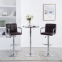 Küchenhocker, 2 Stück, braunes Kunstleder von , Küchenhocker - Ref: Foro24-323626, Preis: 151,44 €, Rabatt: %