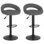 Küchenhocker, 2 Stück, dunkelgrauer Samt von , Küchenhocker - Ref: Foro24-333270, Preis: 137,36 €, Rabatt: %