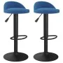 Taburetes de cocina 2 unidades terciopelo azul de , Taburetes de cocina - Ref: Foro24-333605, Precio: 107,88 €, Descuento: %