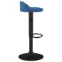 Taburetes de cocina 2 unidades terciopelo azul de , Taburetes de cocina - Ref: Foro24-333605, Precio: 107,88 €, Descuento: %