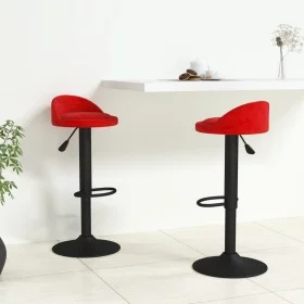 Küchenhocker 2 Stück in rotem Samtweinrot von , Küchenhocker - Ref: Foro24-333607, Preis: 114,13 €, Rabatt: %