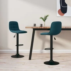 Küchenhocker, 2 Stück, blauer Samt von , Küchenhocker - Ref: Foro24-333995, Preis: 125,15 €, Rabatt: %