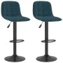 Küchenhocker, 2 Stück, blauer Samt von , Küchenhocker - Ref: Foro24-333995, Preis: 125,15 €, Rabatt: %
