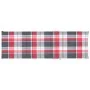 Lounger with checkered pattern cushion, impregnated pine wood by , Loungers - Ref: Foro24-3065922, Price: 158,99 €, Discount: %