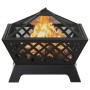 Kohlenbecken mit Schürhaken Stahl XXL 64 cm von vidaXL, Kamine - Ref: Foro24-311894, Preis: 146,16 €, Rabatt: %