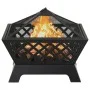 Large 64 cm steel brazier with poker by vidaXL, Chimneys - Ref: Foro24-311894, Price: 143,59 €, Discount: %